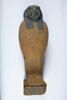 Cercueil miniature contenant une pseudo-momie d'Osiris, trois figurines de fils d'Horus et une boule magique ou scarabée, image 6/8