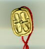 scaraboïde ; perle en pastille ovale, image 1/2