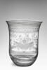 Gobelet de forme tulipe, taillé et gravé, image 3/3