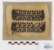 manche d'habit ; bande de poignet ; fragment, image 1/2