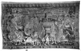 Ancienne doublure de la tapisserie La Caravane d’éléphants, de la tenture de L’Histoire du Portugal et de l’Inde, image 2/2
