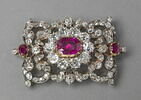 Elément de la ceinture de la parure de rubis et diamants de la duchesse d'Angoulême, image 1/2