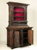 Armoire à deux corps vitrée dans sa partie supérieure, image 3/12