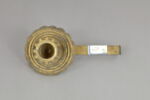 Porte-bougie en métal doré, image 2/2