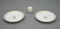 Assiette au chiffre de LN couronné de Napoléon III, du service de table du ministère d’Etat, image 2/8