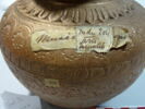 Vase à patine bronze : couvercle, image 6/13